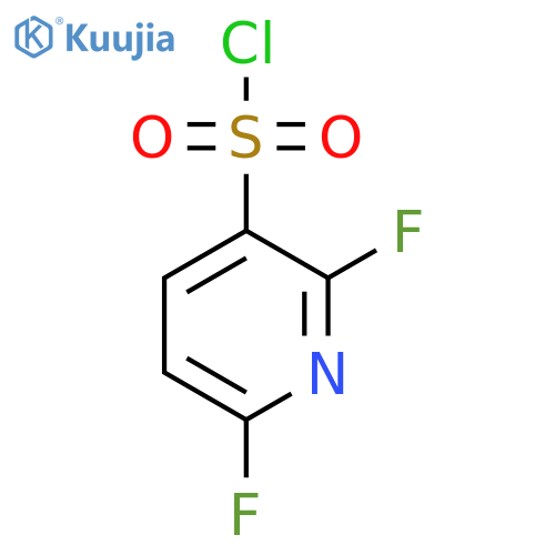 2,6-Difluoropyridine-3-sulfonyl chloride structure