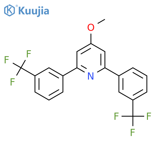 2,6-Bis(3-(trifluoromethyl)phenyl)-4-methoxypyridine structure