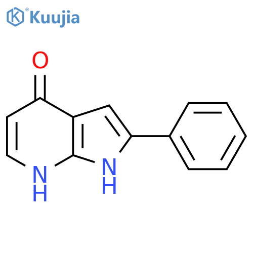 4-Hydroxy-2-phenyl-1H-pyrrolo[2,3-b]pyridine structure