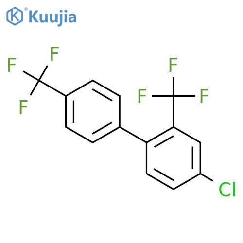 4-Chloro-2,4'-bis-(trifluoromethyl)biphenyl structure