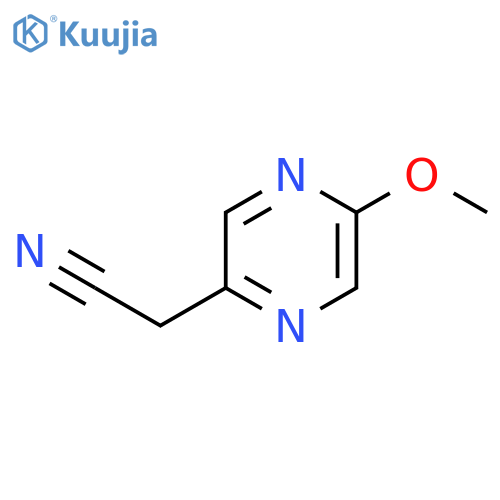 5-Methoxypyrazine-2-acetonitrile structure