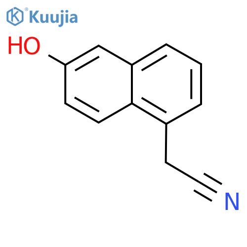2-(6-Hydroxynaphthalen-1-yl)acetonitrile structure