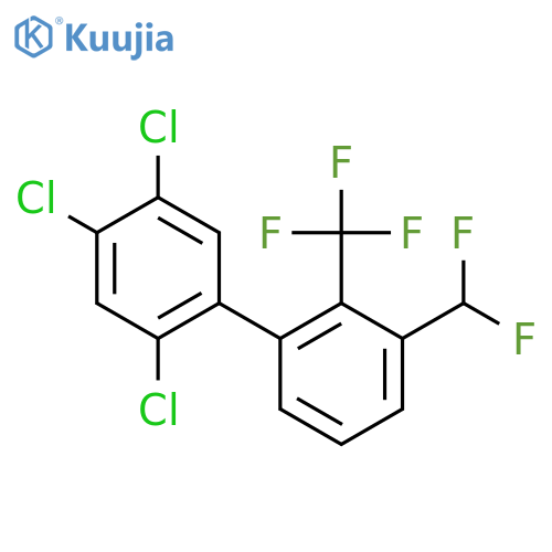 3'-Difluoromethyl-2,4,5-trichloro-2'-(trifluoromethyl)biphenyl structure