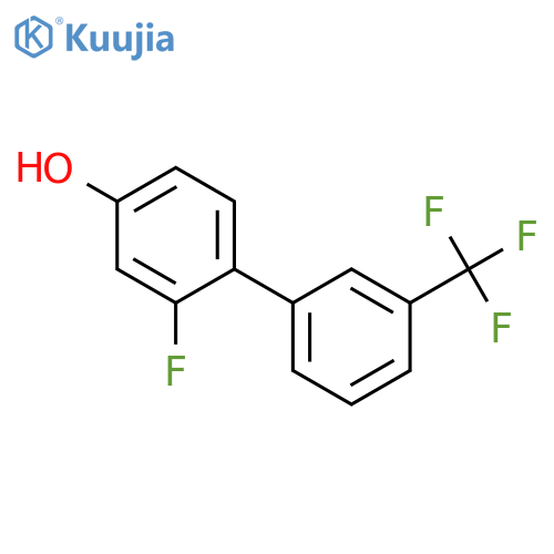 3-Fluoro-4-(3-trifluoromethylphenyl)phenol structure