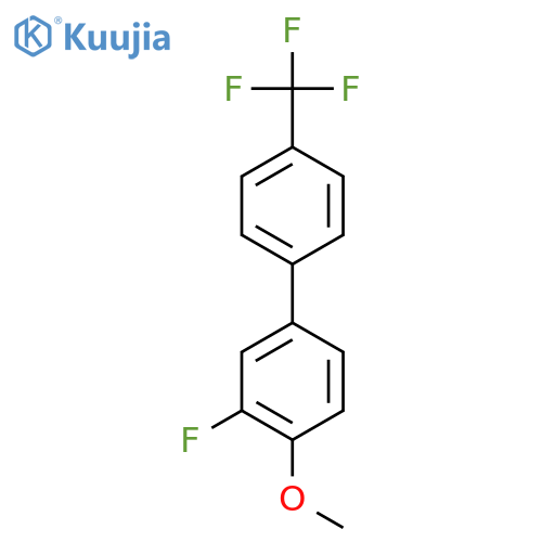 3-Fluoro-4-methoxy-4'-(trifluoromethyl)biphenyl structure