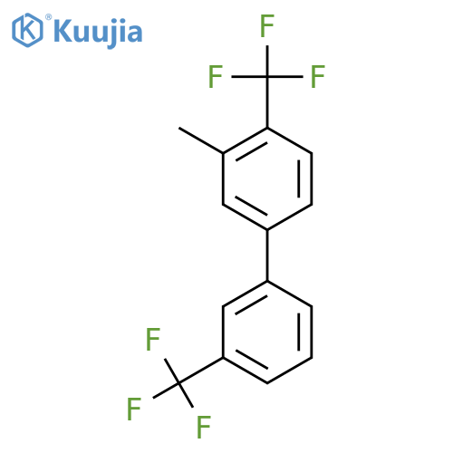 4,3'-Bis(trifluoromethyl)-3-methylbiphenyl structure