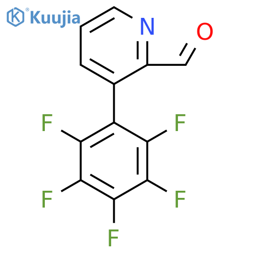 3-(Perfluorophenyl)picolinaldehyde structure