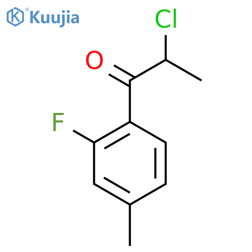2-Chloro-2'-fluoro-4'-methylpropiophenone structure