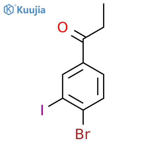 4'-Bromo-3'-iodopropiophenone structure