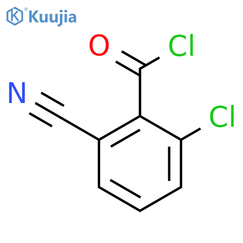 2-Chloro-6-cyanobenzoyl chloride structure