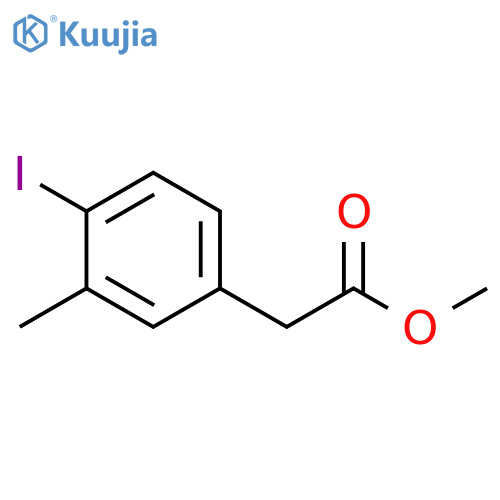 Methyl (4-iodo-3-methylphenyl)acetate structure