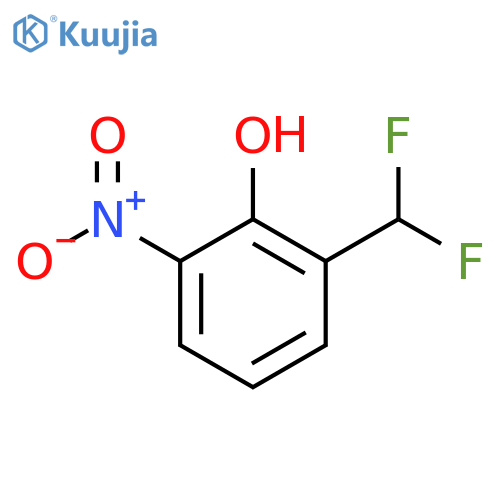 2-Hydroxy-3-(difluoromethyl)nitrobenzene structure