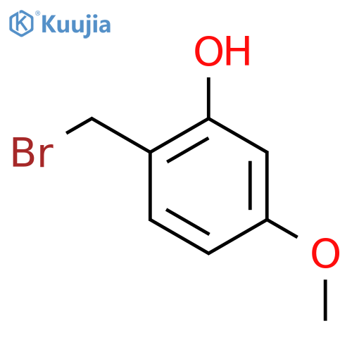 2-(bromomethyl)-5-methoxyphenol structure