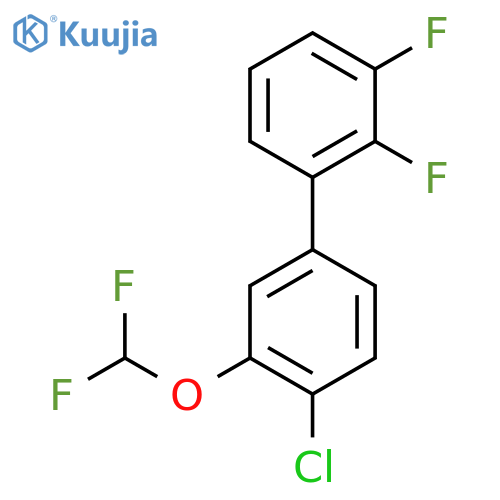 4'-Chloro-2,3-difluoro-3'-(difluoromethoxy)biphenyl structure