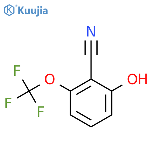 2-Hydroxy-6-(trifluoromethoxy)benzonitrile structure