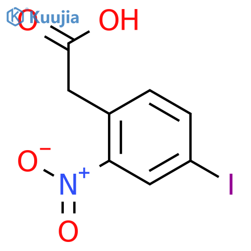 2-(4-Iodo-2-nitrophenyl)acetic acid structure
