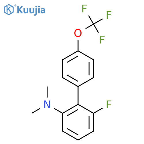 (6-Fluoro-4'-(trifluoromethoxy)biphenyl-2-yl)-dimethylamine structure