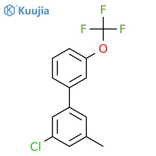 5-Chloro-3-methyl-3'-(trifluoromethoxy)biphenyl structure