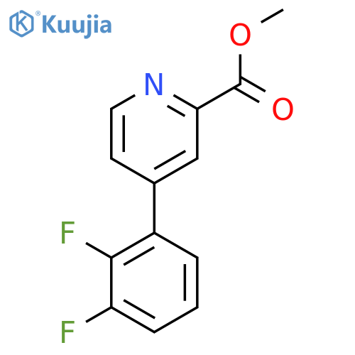 Methyl 4-(2,3-difluorophenyl)picolinate structure