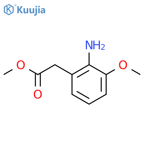 Methyl 2-(2-amino-3-methoxyphenyl)acetate structure