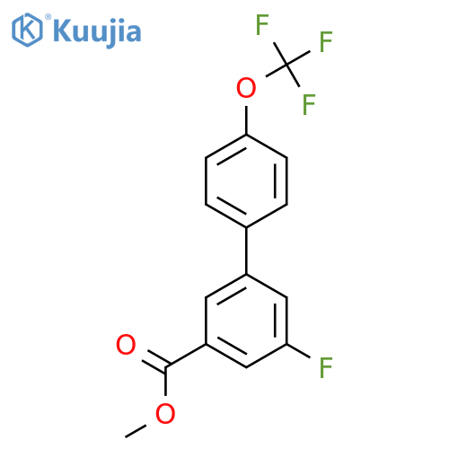 Methyl 5-fluoro-4'-(trifluoromethoxy)biphenyl-3-carboxylate structure