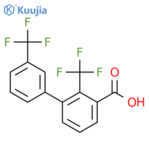 2,3'-Bis(trifluoromethyl)biphenyl-3-carboxylic acid structure