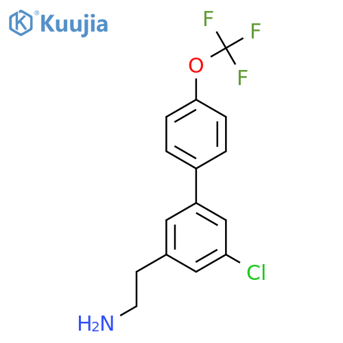 5-Chloro-4'-(trifluoromethoxy)biphenyl-3-ethylamine structure