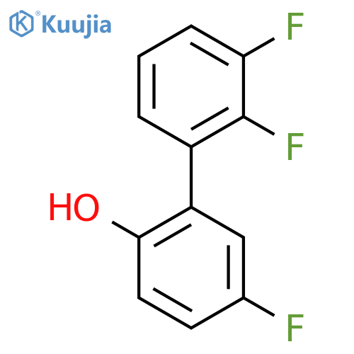 2-Hydroxy-5,2',3'-trifluorobiphenyl structure