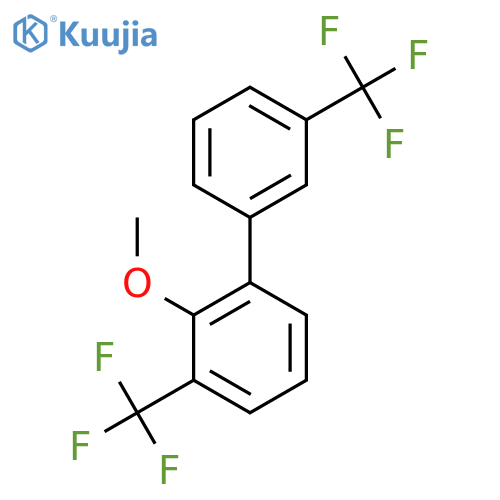 3,3'-Bis(trifluoromethyl)-2-methoxybiphenyl structure