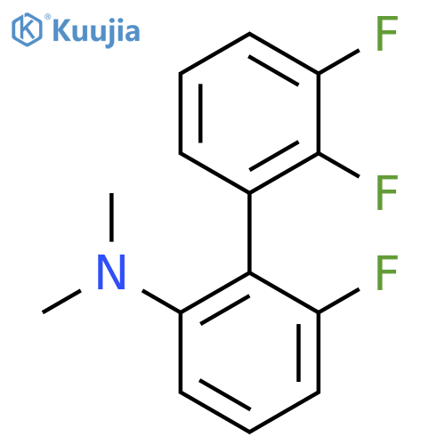 Dimethyl-(6,2',3'-trifluorobiphenyl-2-yl)-amine structure