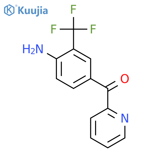 2-(4-Amino-3-(trifluoromethyl)benzoyl)pyridine structure