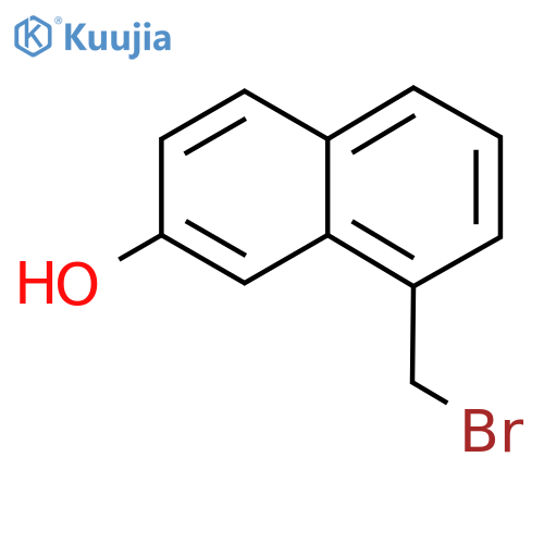 1-(Bromomethyl)-7-hydroxynaphthalene structure