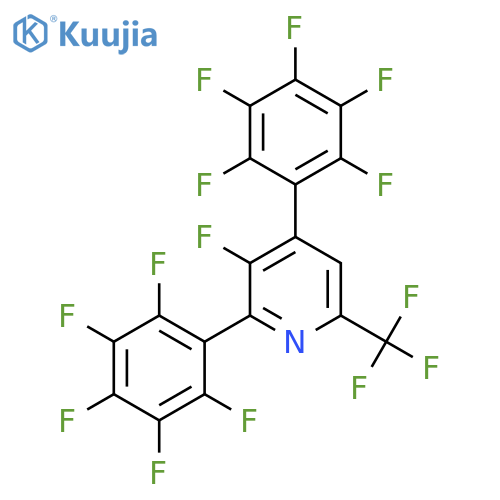 2,4-Bis(perfluorophenyl)-3-fluoro-6-(trifluoromethyl)pyridine structure