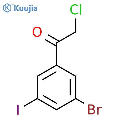 3'-Bromo-2-chloro-5'-iodoacetophenone structure