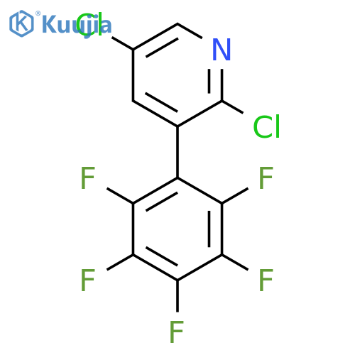 2,5-Dichloro-3-(perfluorophenyl)pyridine structure
