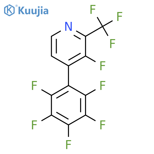 3-Fluoro-4-(perfluorophenyl)-2-(trifluoromethyl)pyridine structure