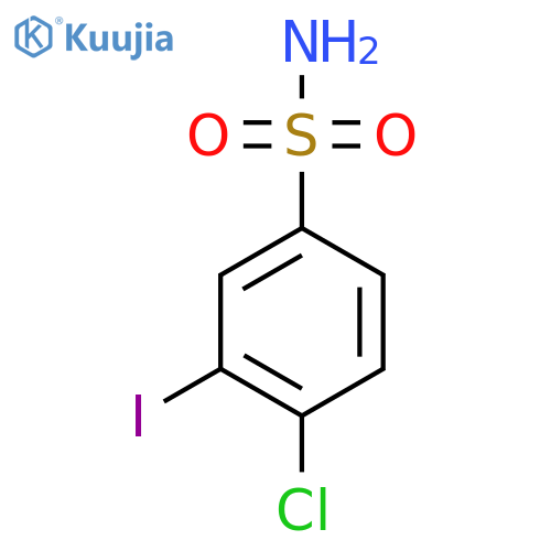 4-Chloro-3-iodobenzenesulfonamide structure