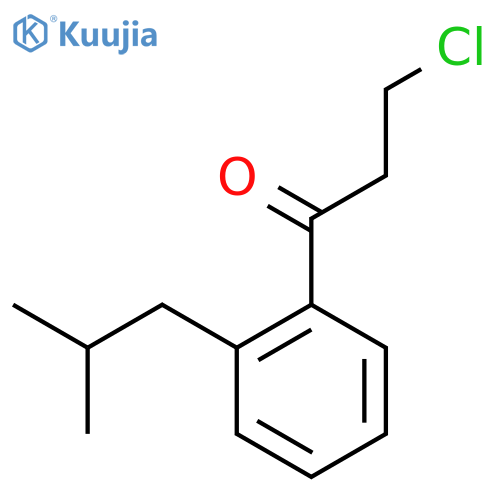 3-Chloro-2'-iso-butylpropiophenone structure