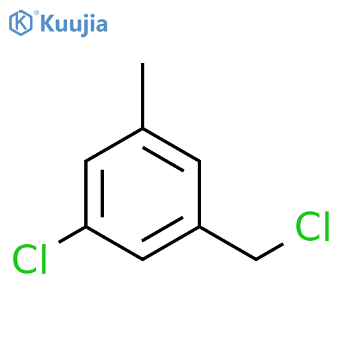 1-chloro-3-(chloromethyl)-5-methylbenzene structure