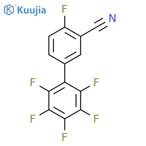 4,2',3',4',5',6'-Hexafluorobiphenyl-3-carbonitrile structure