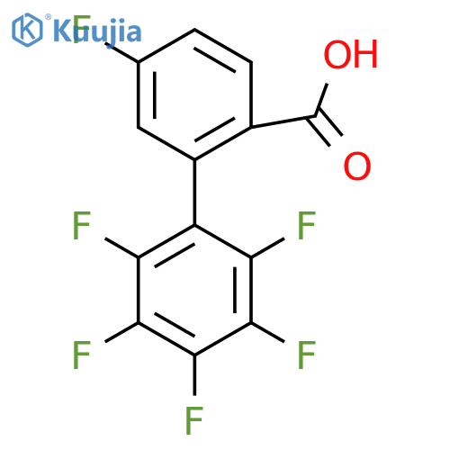 5,2',3',4',5',6'-Hexafluorobiphenyl-2-carboxylic acid structure