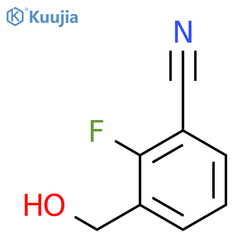 2-Fluoro-3-(hydroxymethyl)Benzonitrile structure