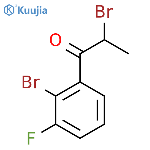 2,2'-Dibromo-3'-fluoropropiophenone structure