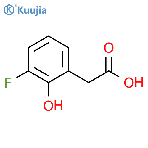3-FLUORO-2-HYDROXYPHENYLACETIC ACID structure