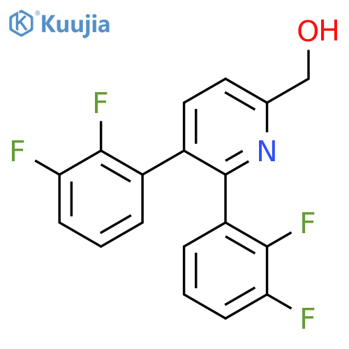 3,2-Bis(2,3-difluorophenyl)pyridine-6-methanol structure