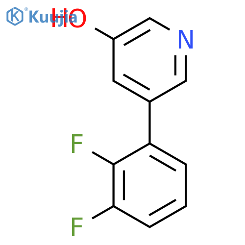 5-(2,3-Difluorophenyl)pyridin-3-ol structure