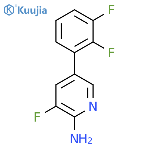 2-Amino-5-(2,3-difluorophenyl)-3-fluoropyridine structure
