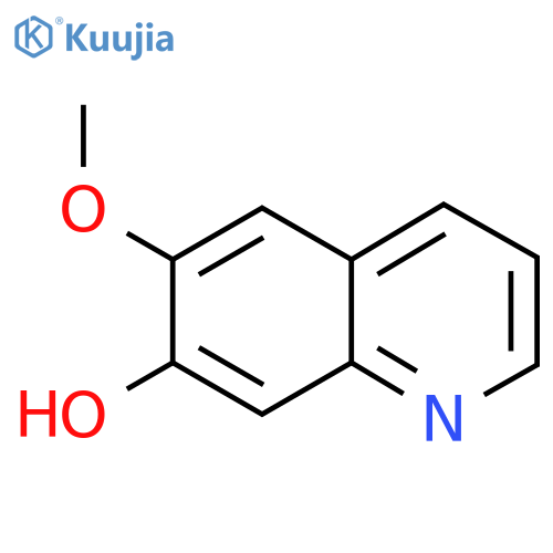 7-Hydroxy-6-methoxyquinoline structure