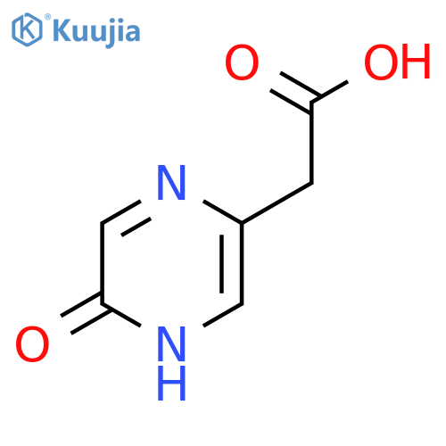 5-Hydroxypyrazine-2-acetic acid structure