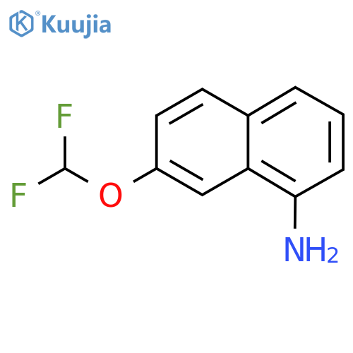 8-Amino-2-(difluoromethoxy)naphthalene structure